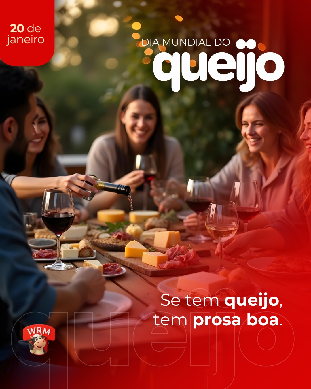 Se tem queijo, tem prosa boa.